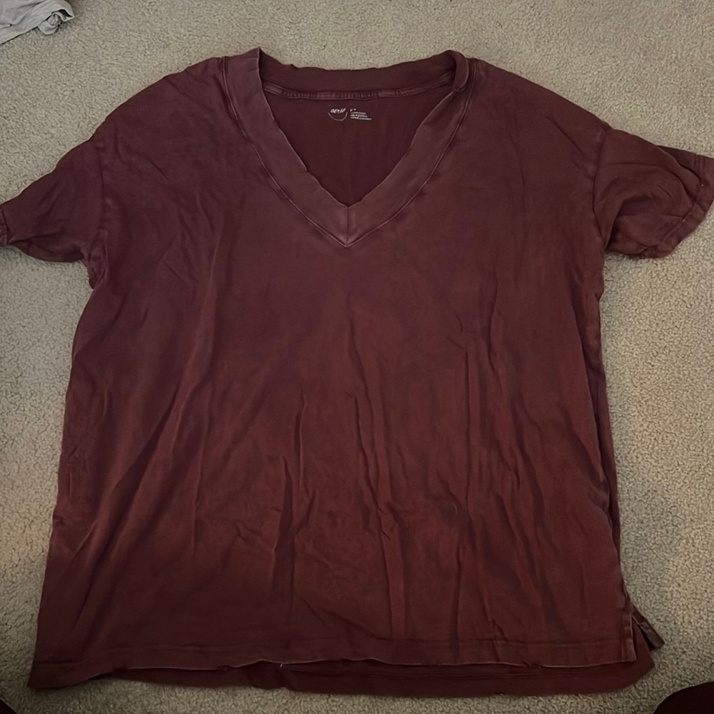 3 for $15 ▪️ Oversized deep v neck t shirt from Aerie